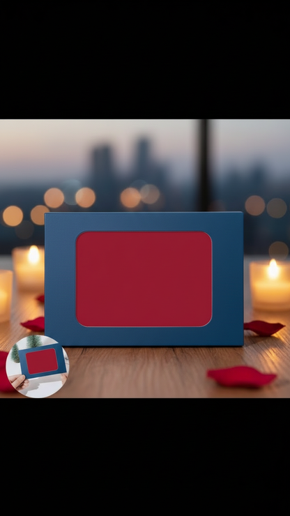 Enveloppe personnalisée – Message secret à révéler à la flamme