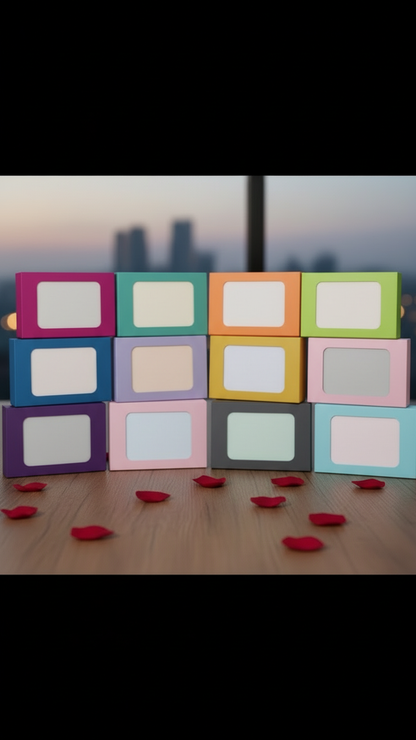 Enveloppe personnalisée – Message secret à révéler à la flamme