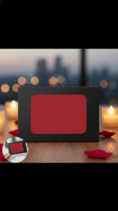 Enveloppe personnalisée – Message secret à révéler à la flamme