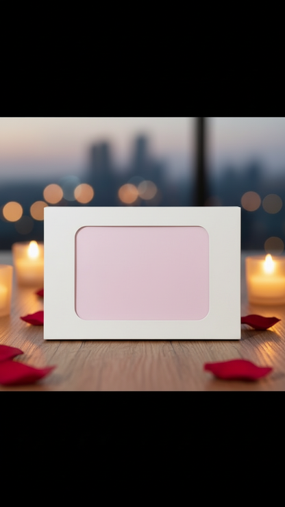 Enveloppe personnalisée – Message secret à révéler à la flamme