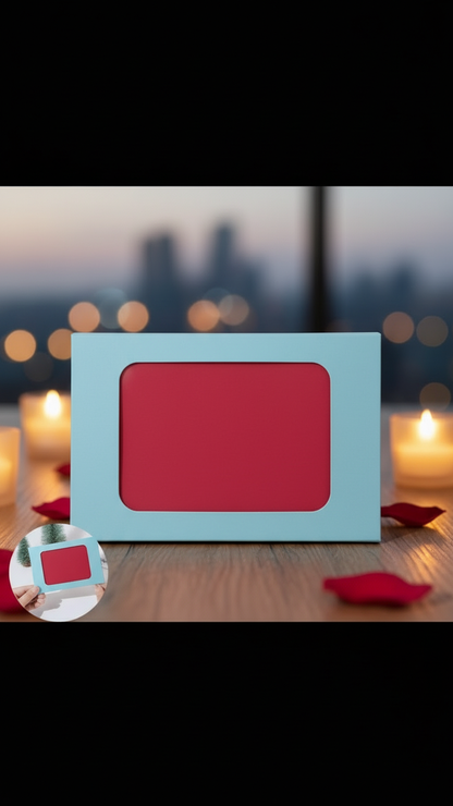 Enveloppe personnalisée – Message secret à révéler à la flamme